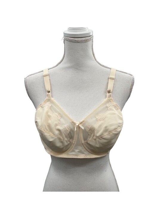 Bali Other - Full Coverage Bali Nude Bra Womens 38C Used Lace Mesh Underwire 0180